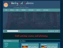 Tablet Screenshot of chhoteylalcaterers.com